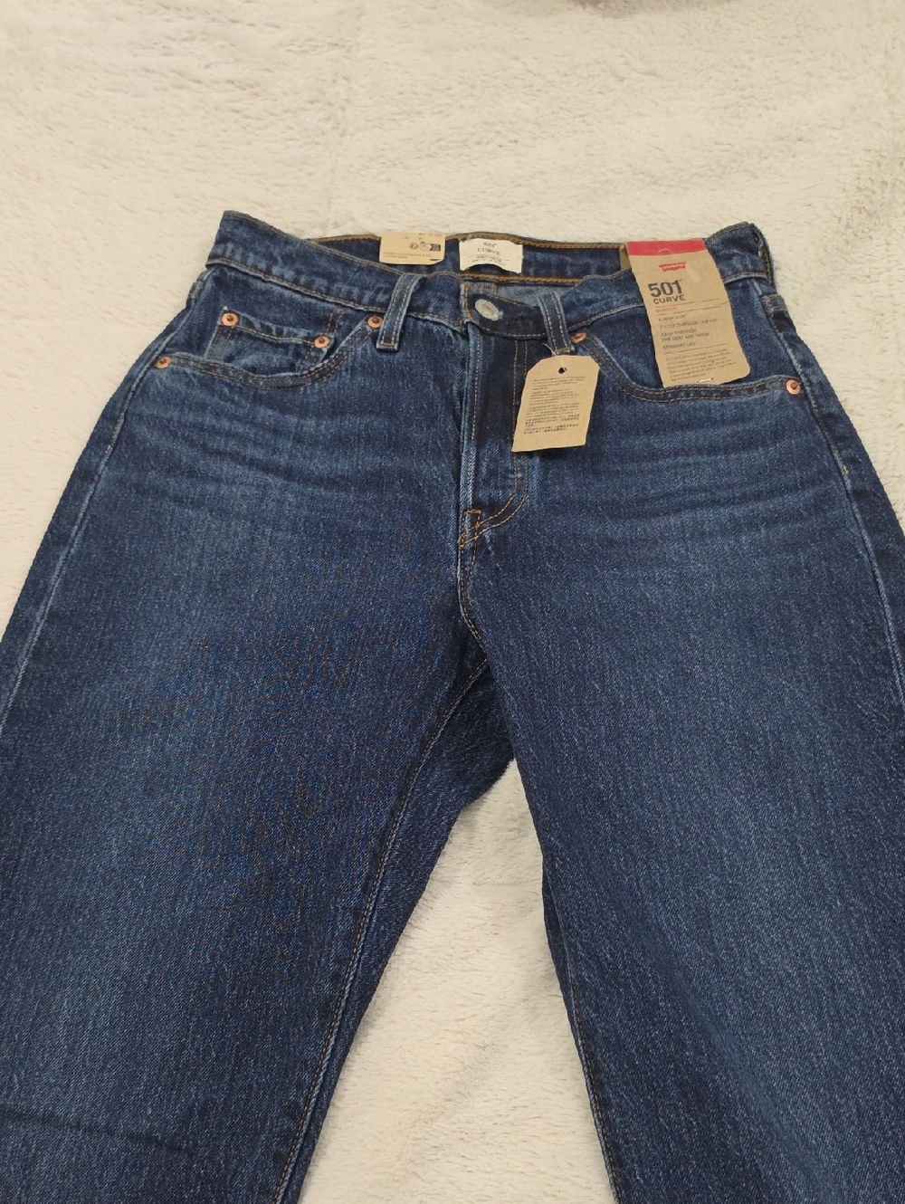 Levi's 501 Straight Men's Jeans - Indigo Blue